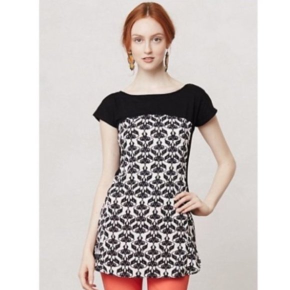 Anthropologie Weston Wear Short Sleeve Versa Top - Picture 1 of 8